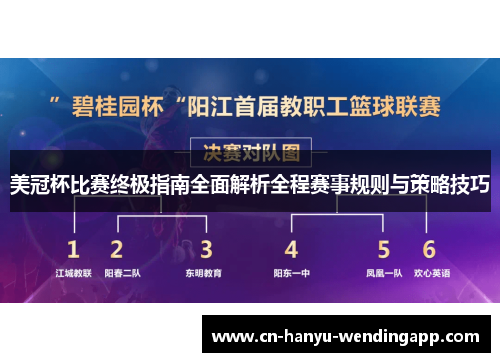 美冠杯比赛终极指南全面解析全程赛事规则与策略技巧
